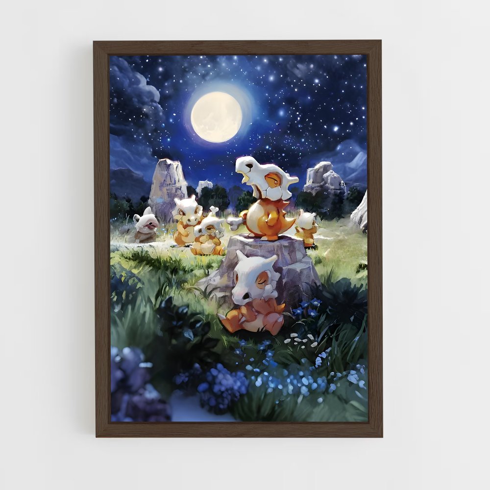 ap-cubone-3 cadre Bois foncé