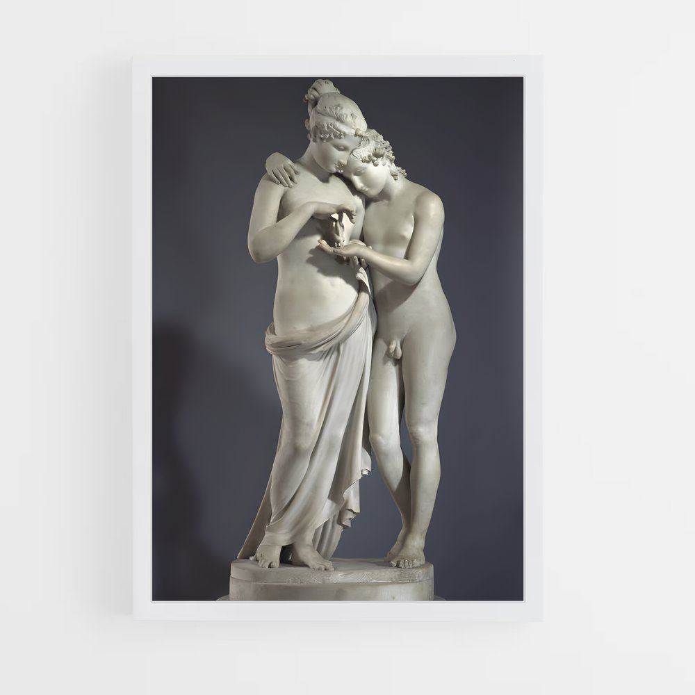 ap-cupid and psyche canova-1 cadre Blanc
