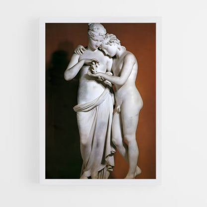 ap-cupid and psyche canova-5 cadre Blanc