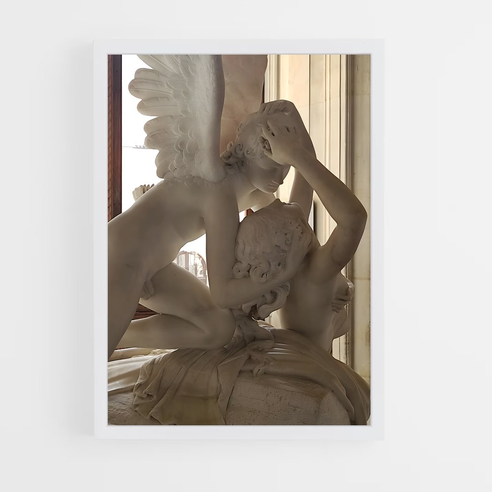 ap-cupid and psyche canova-6 cadre Blanc