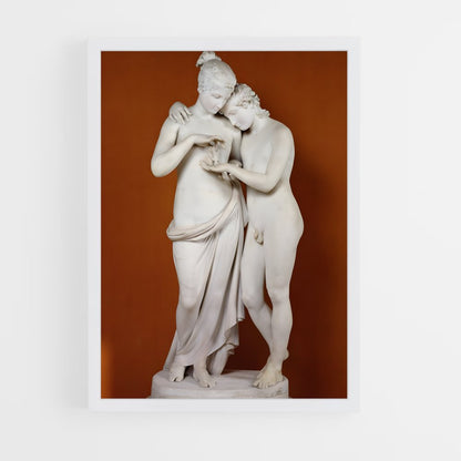 ap-cupid and psyche canova-8 cadre Blanc