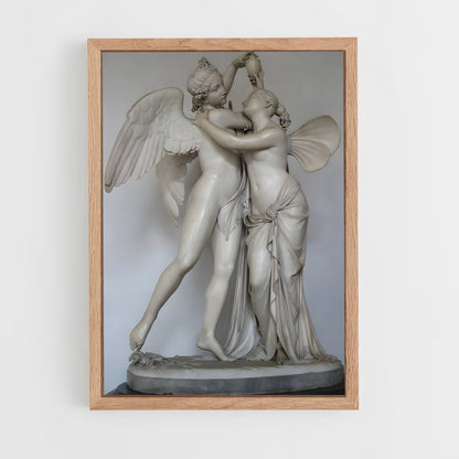ap-cupid and psyche canova-9 cadre Bois clair