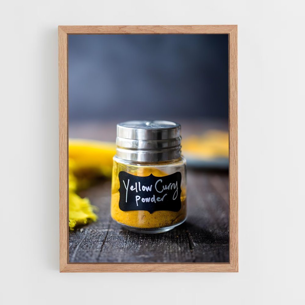 ap-curry powder-3 cadre Bois clair