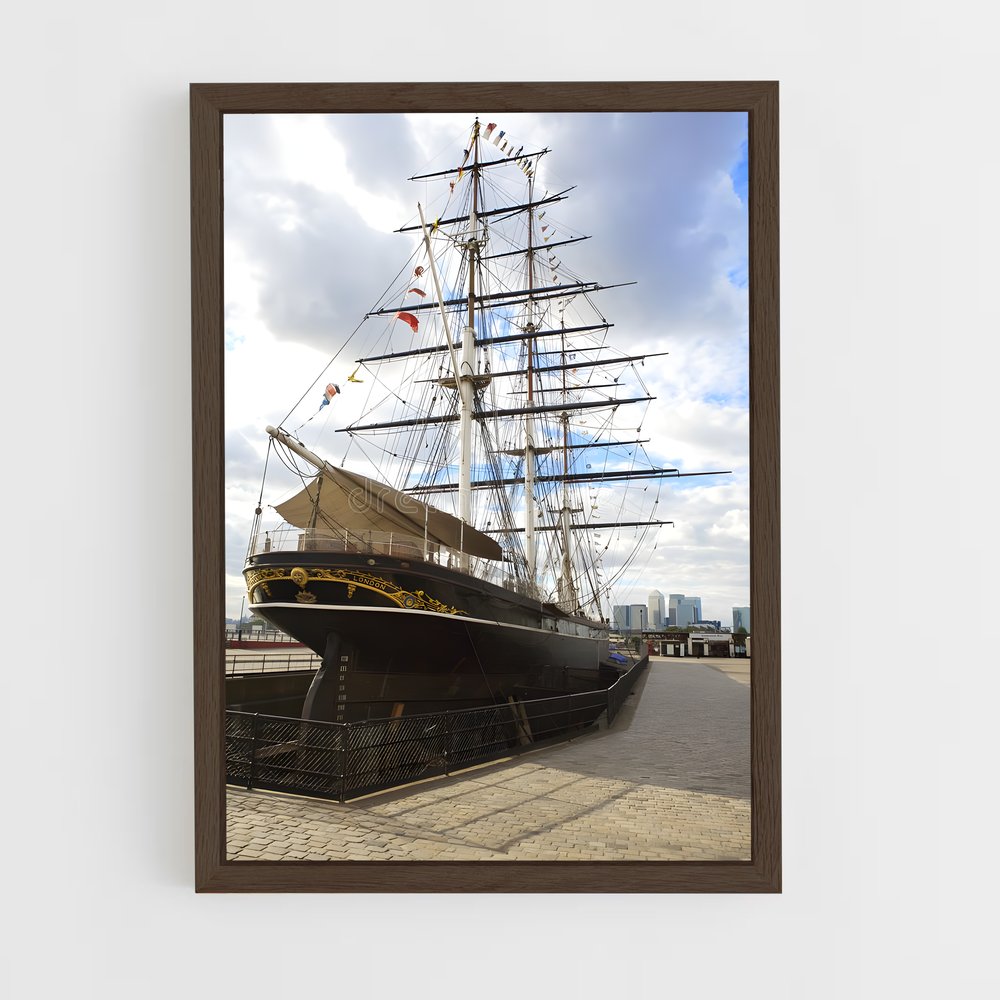 ap-cutty sark-1 cadre Bois foncé