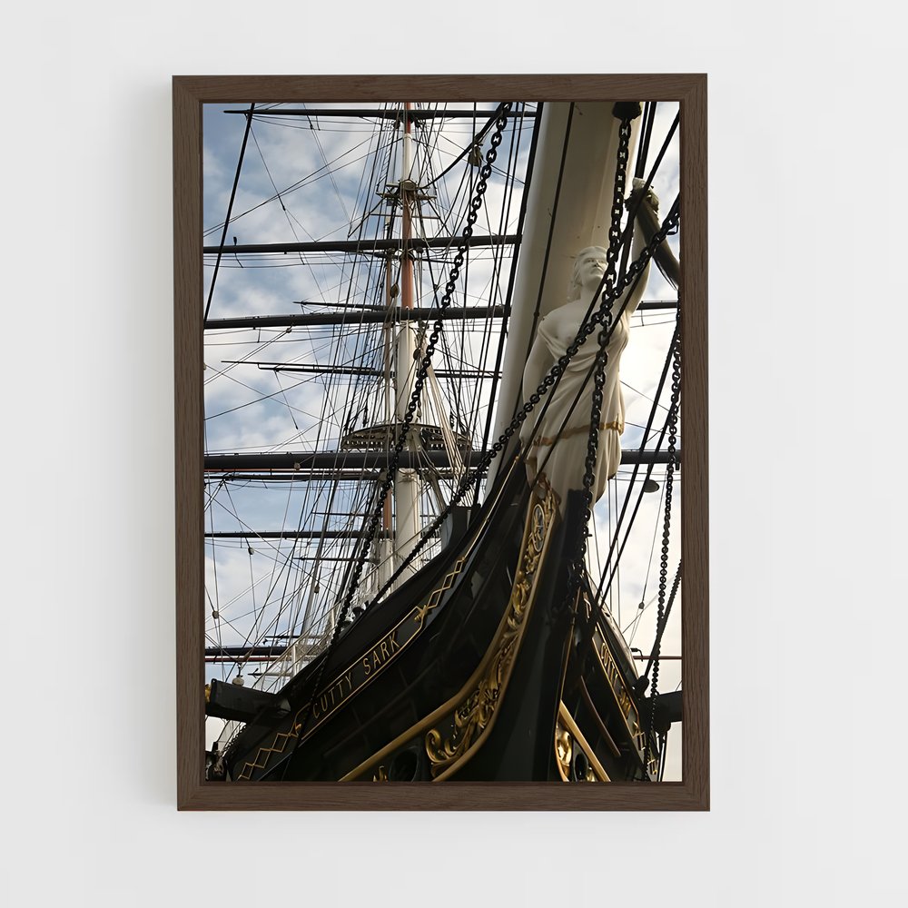 ap-cutty sark-2 cadre Bois foncé