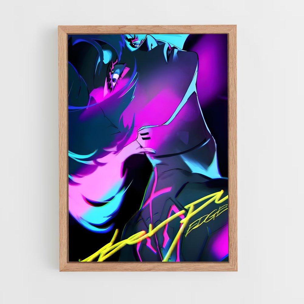 ap-cyberpunk edgerunners-8 cadre Bois clair