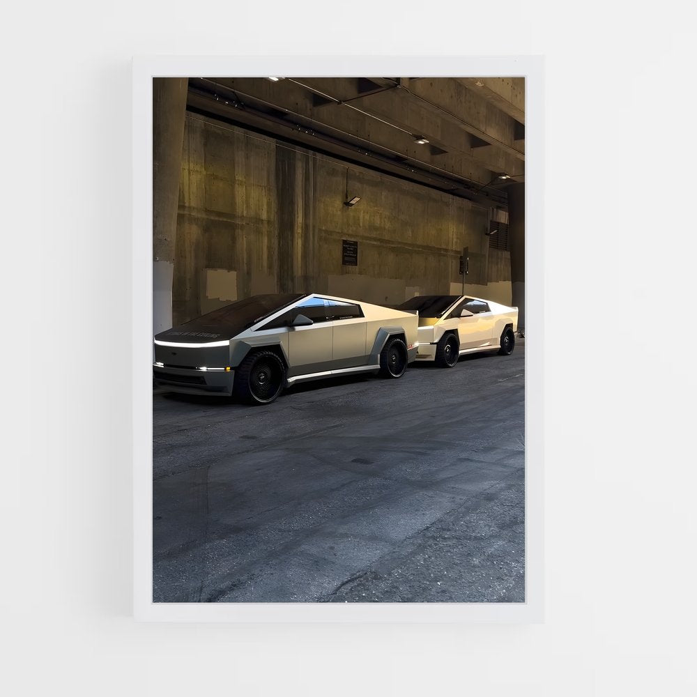 ap-cybertruck beast-4 cadre Blanc