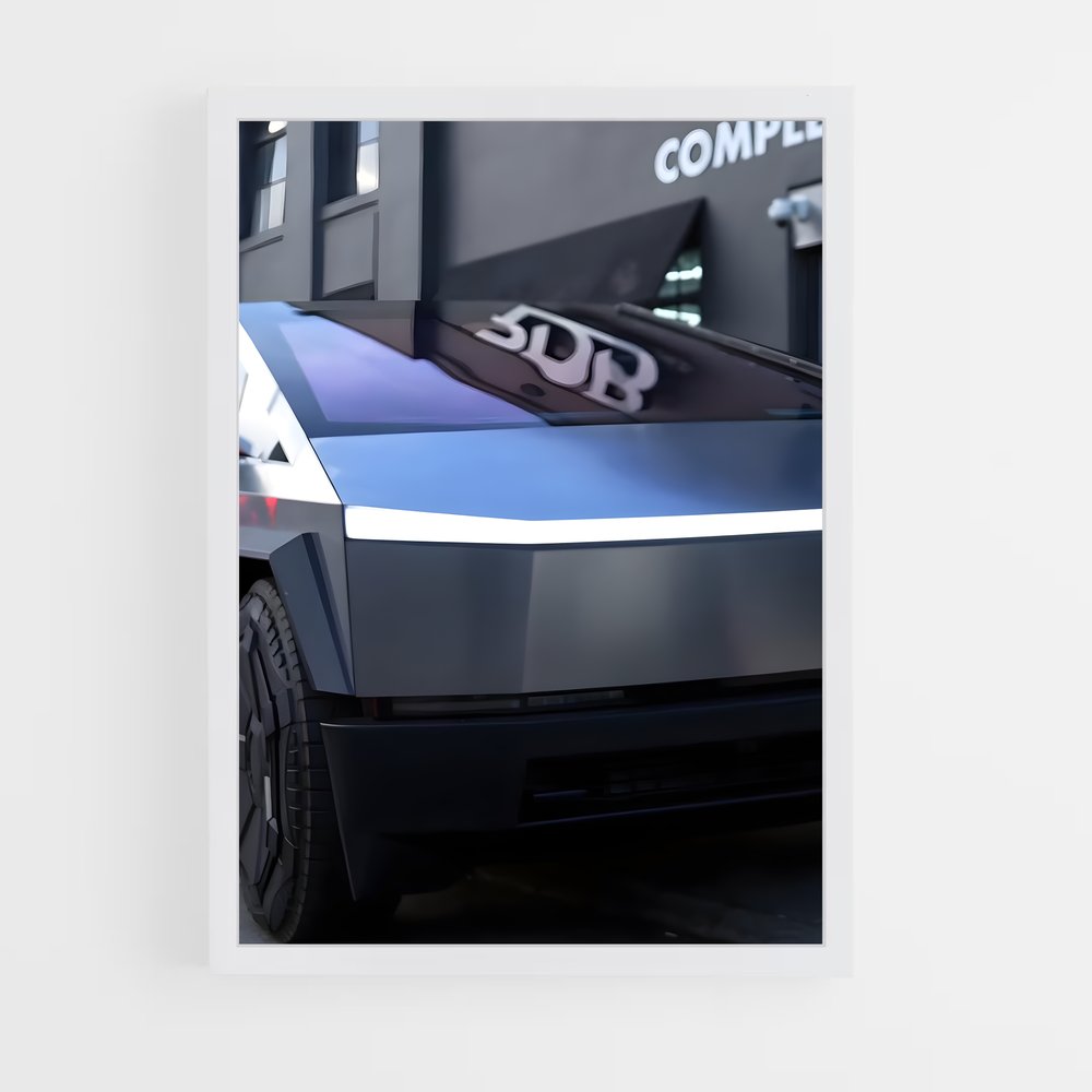 ap-cybertruck beast-5 cadre Blanc