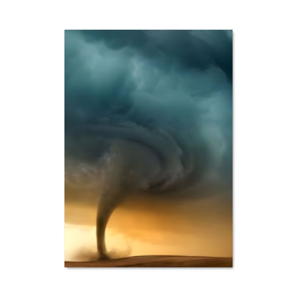 Poster Tempête Tourbillonnante