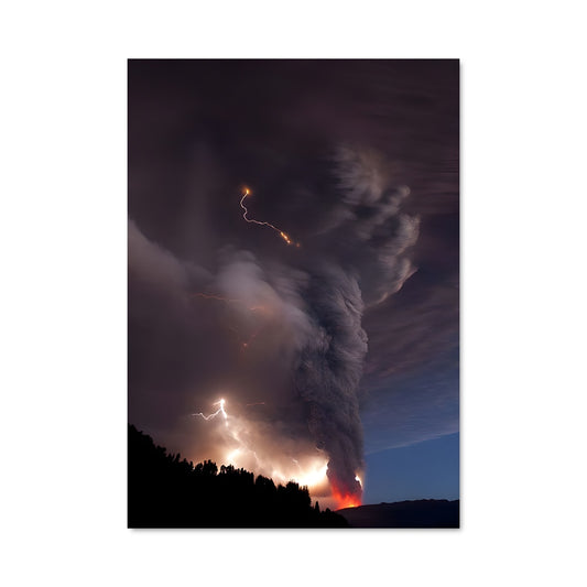 Poster Éruption Infernale