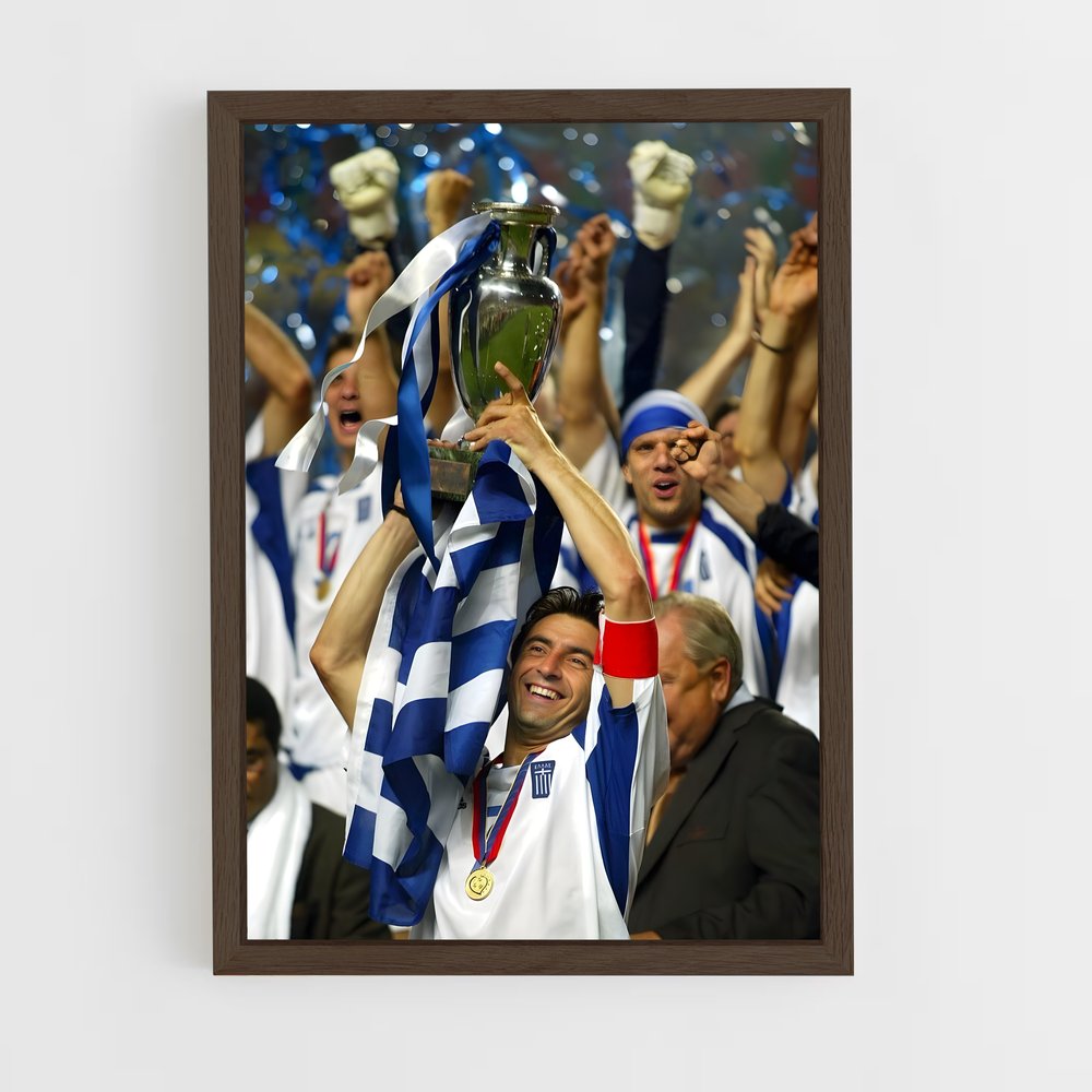 ap-cyprus national football team-2 cadre Bois foncé