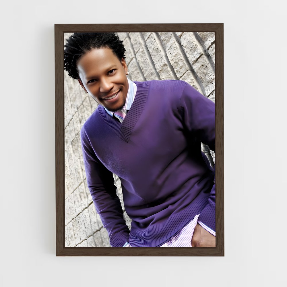 ap-d.l. hughley-10 cadre Bois foncé