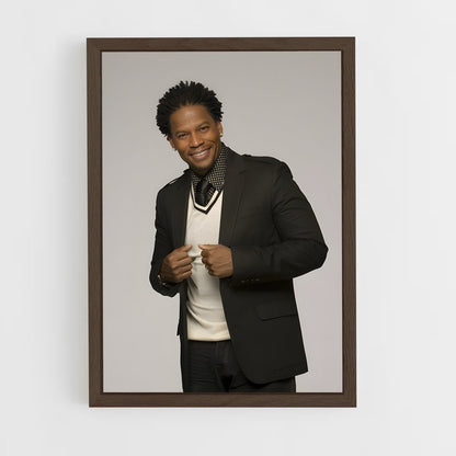 ap-d.l. hughley-11 cadre Bois foncé