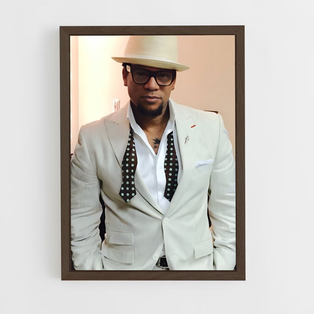 ap-d.l. hughley-3 cadre Bois foncé