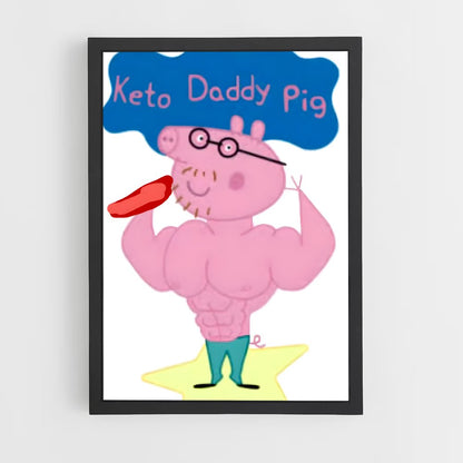 ap-daddy pig-2 cadre Noir