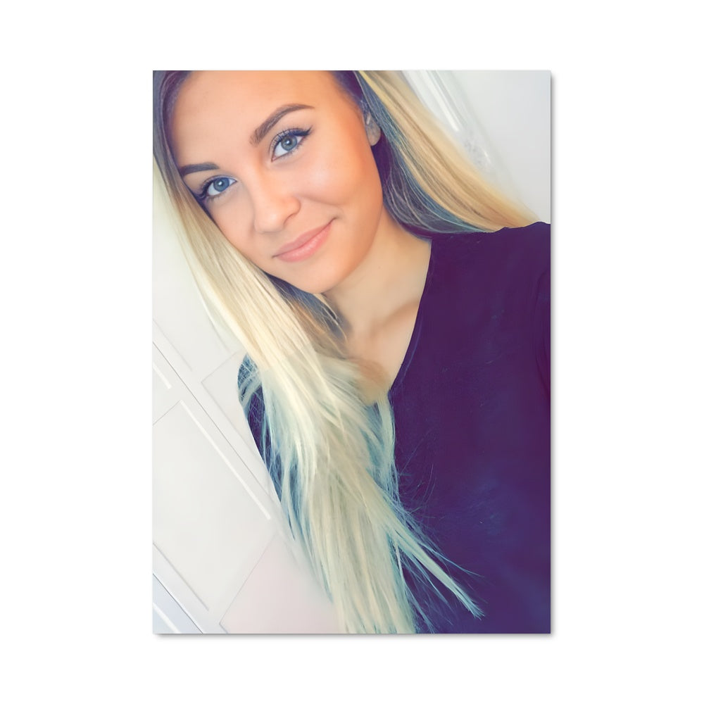 Poster Blonde Envoûtante