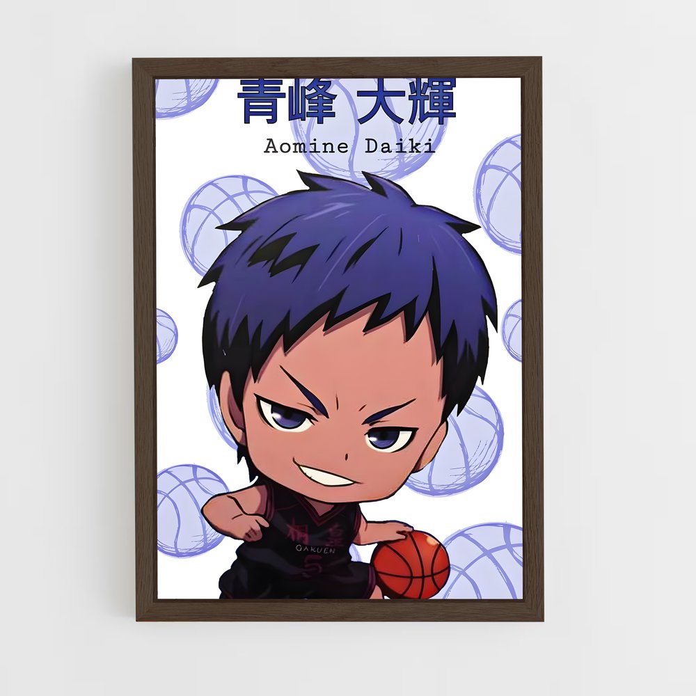 ap-daiki aomine-4 cadre Bois foncé