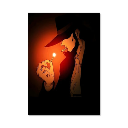 Poster La Silhouette Mystérieuse