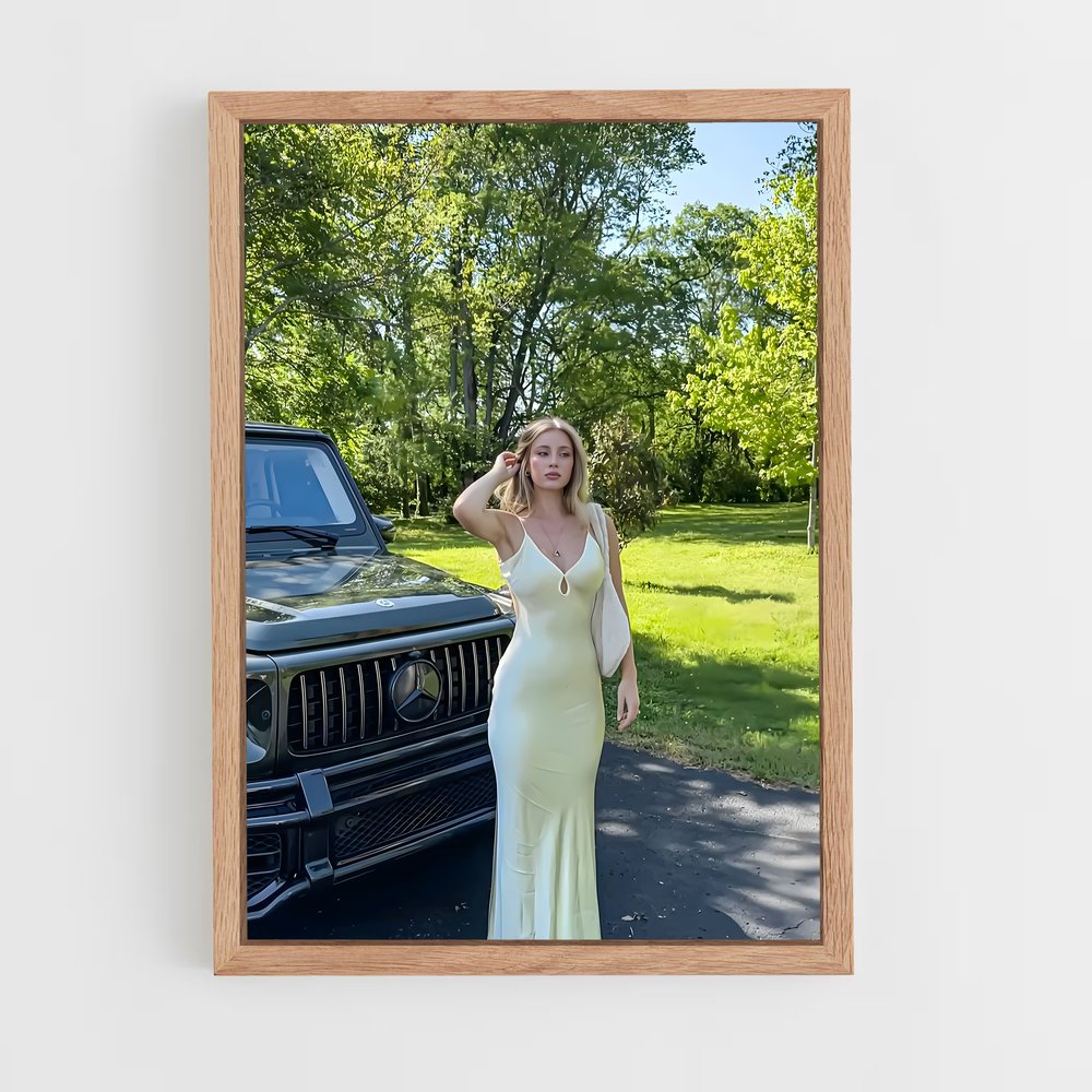 ap-daisy keech-1 cadre Bois clair