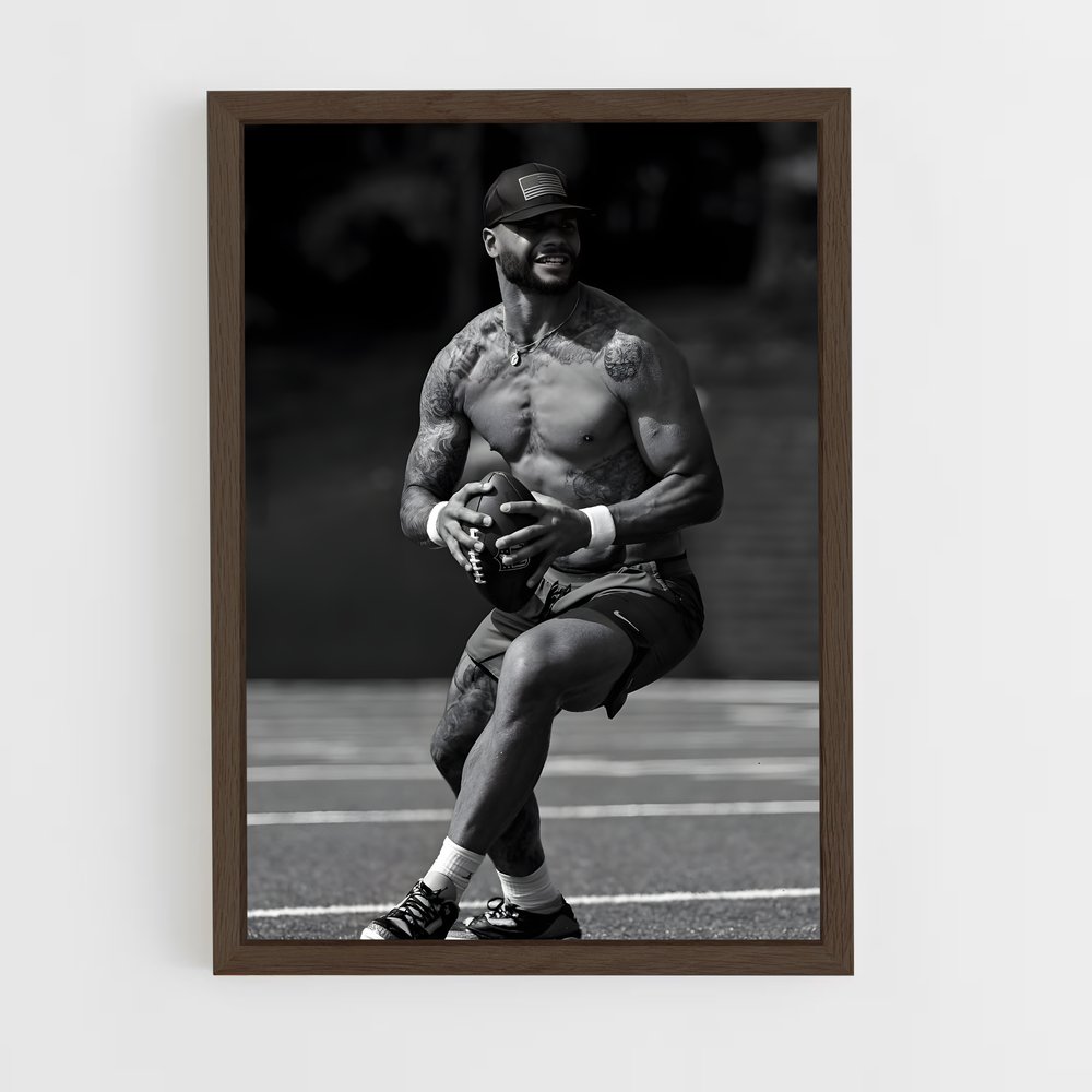 ap-dak prescott-2 cadre Bois foncé