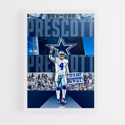 ap-dak prescott-3 cadre Blanc