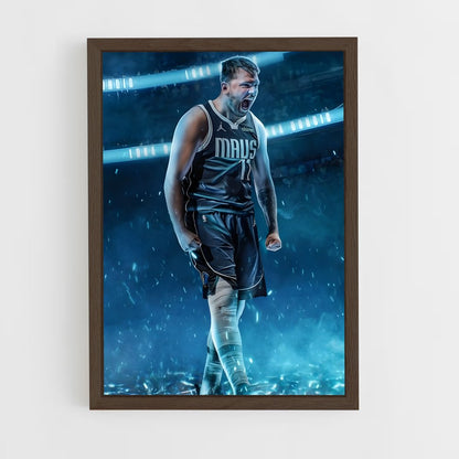 ap-dallas mavericks-7 cadre Bois foncé