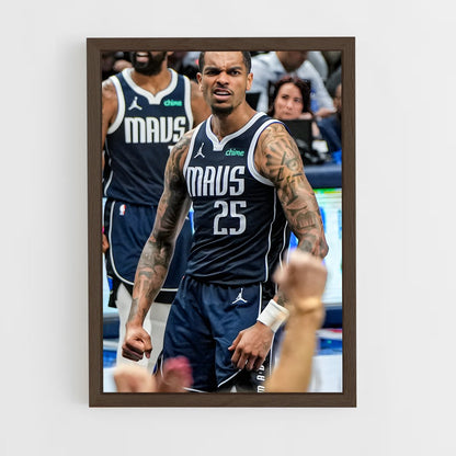 ap-dallas mavericks-8 cadre Bois foncé