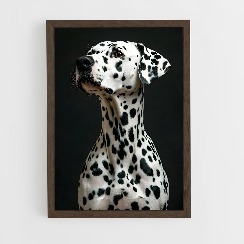 ap-dalmatian-2 cadre Bois foncé