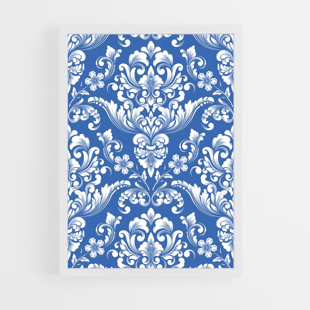 ap-damask-4 cadre Blanc