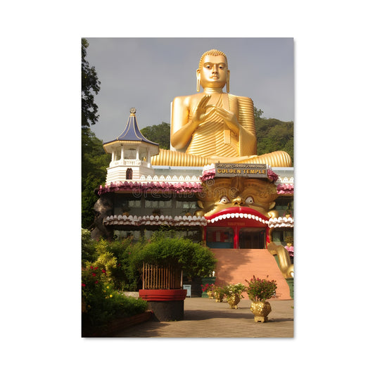 Poster Dambulla cave temple 89307