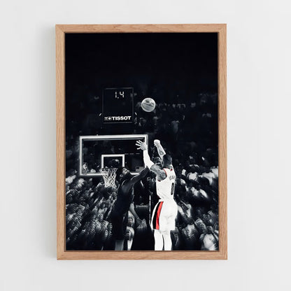 ap-damian lillard-5 cadre Bois clair