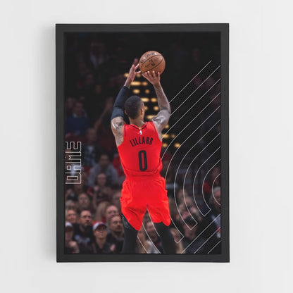 ap-damian lillard-7 cadre Noir