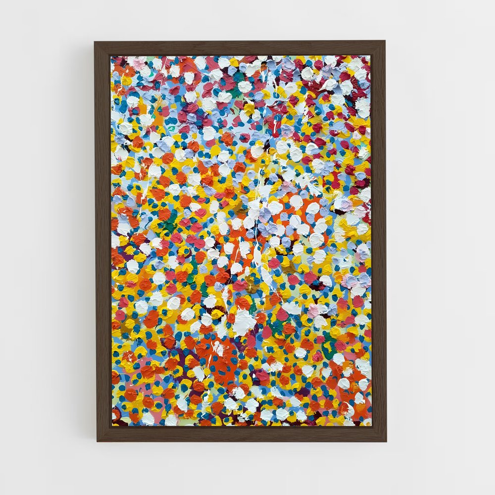 ap-damien hirst-4 cadre Bois foncé