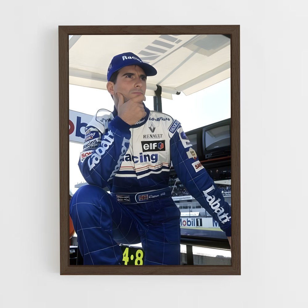 ap-damon hill-7 cadre Bois foncé