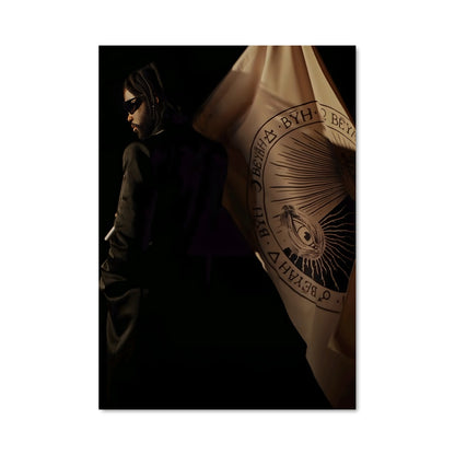 Poster Drapeau Noir