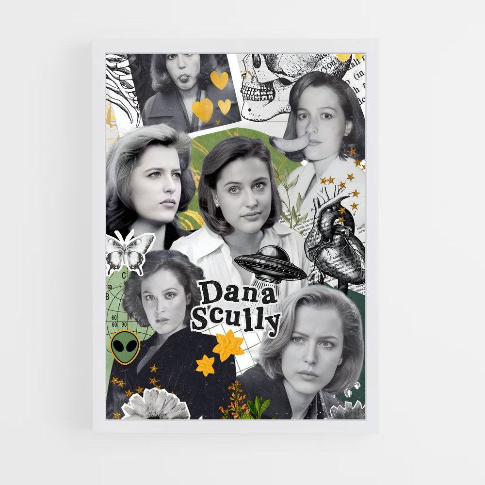 ap-dana scully-3 cadre Blanc