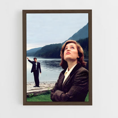 ap-dana scully-4 cadre Bois foncé