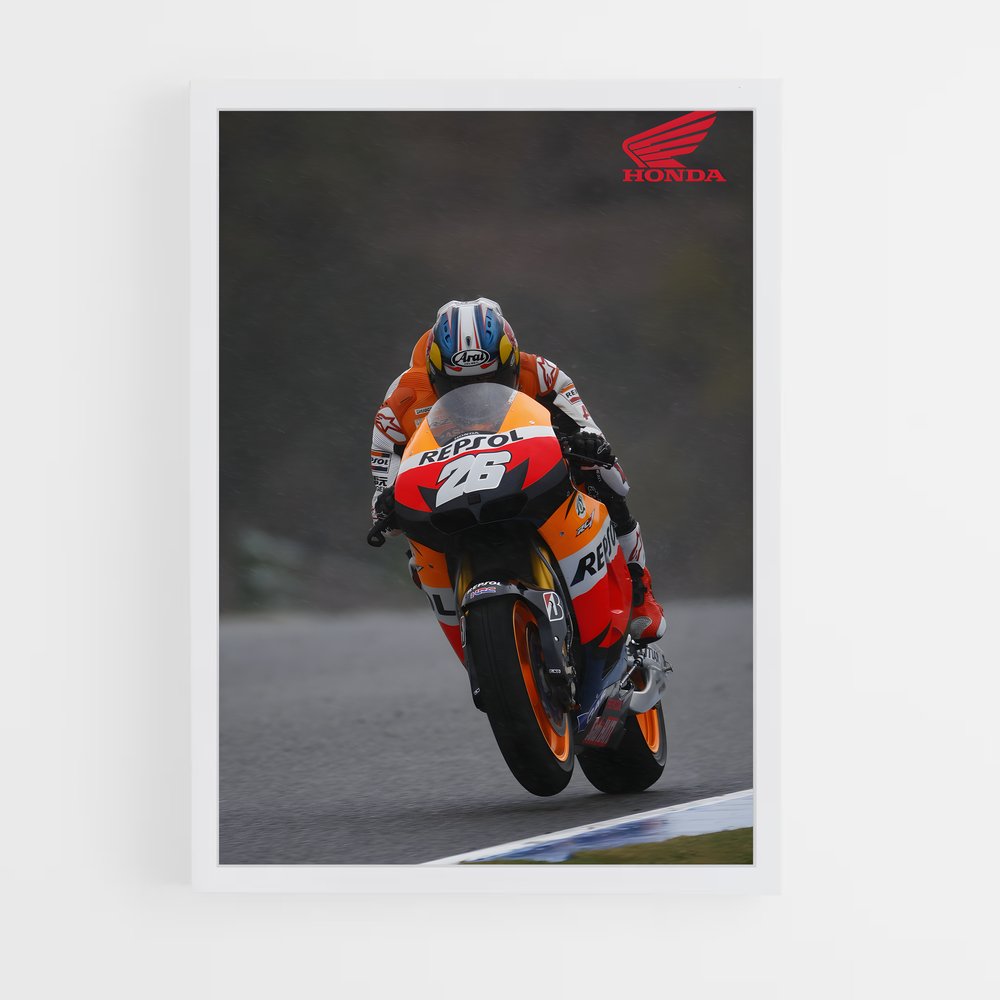 ap-dani pedrosa-2 cadre Blanc