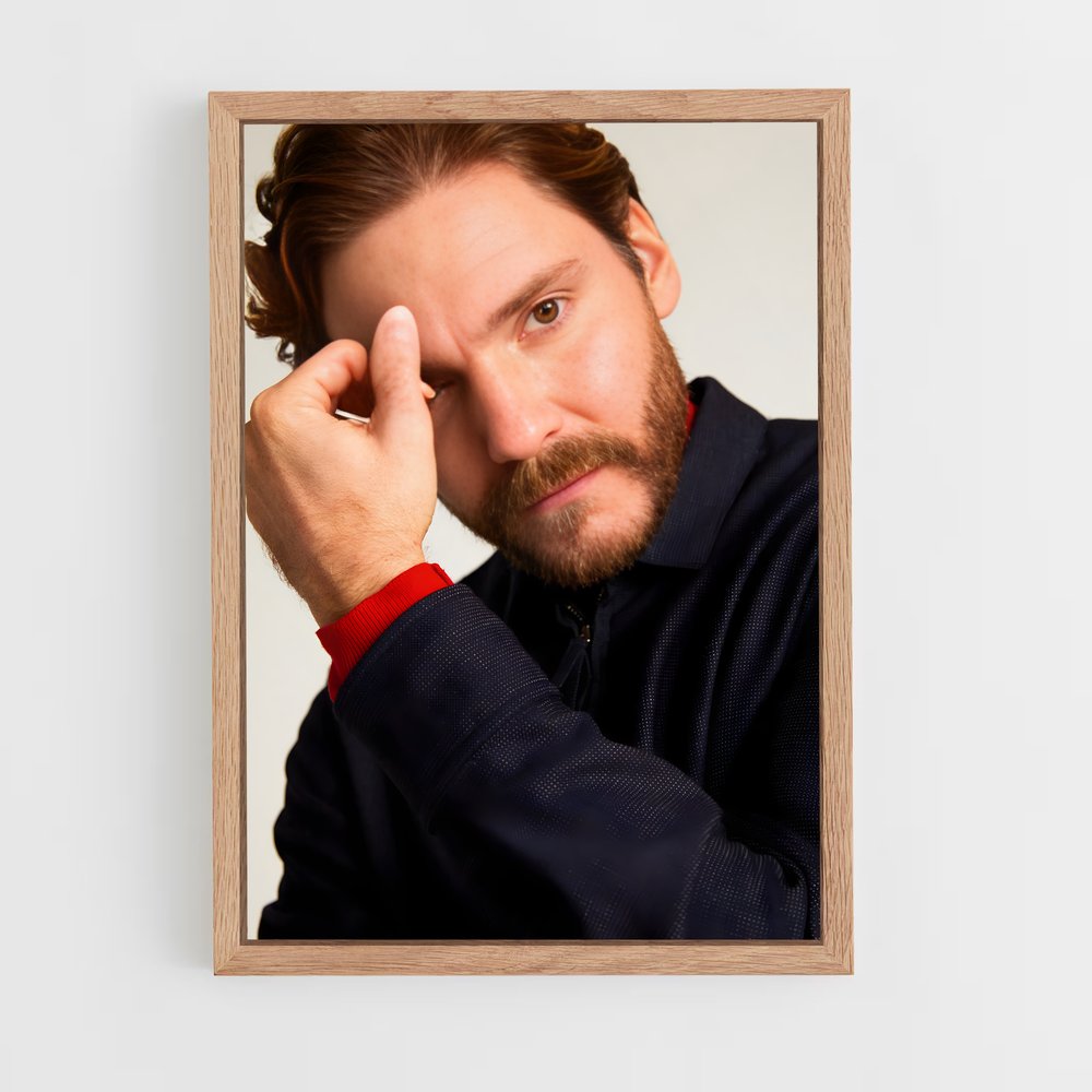 ap-daniel bruhl-6 cadre Bois clair