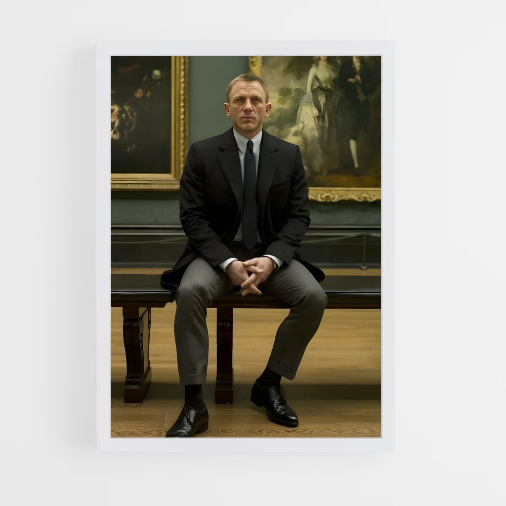 ap-daniel craig-4 cadre Blanc