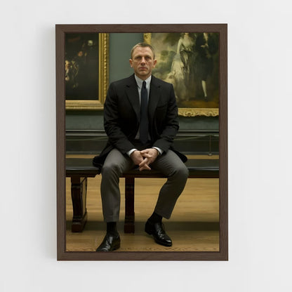 ap-daniel craig-4 cadre Bois foncé