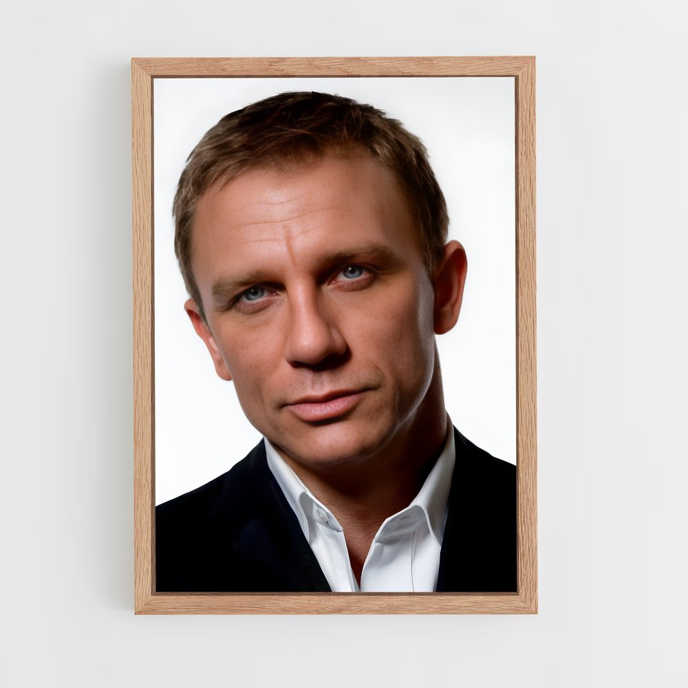 ap-daniel craig-5 cadre Bois clair