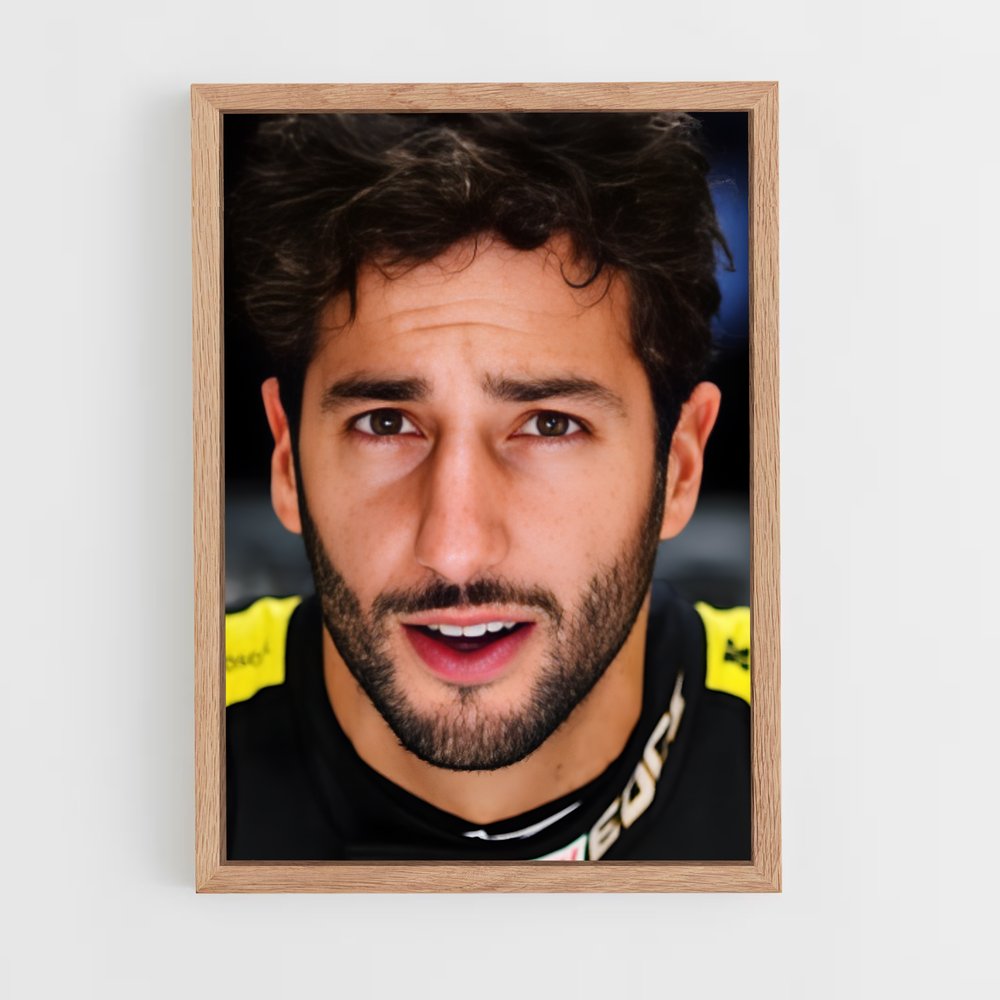 ap-daniel ricciardo-4 cadre Bois clair