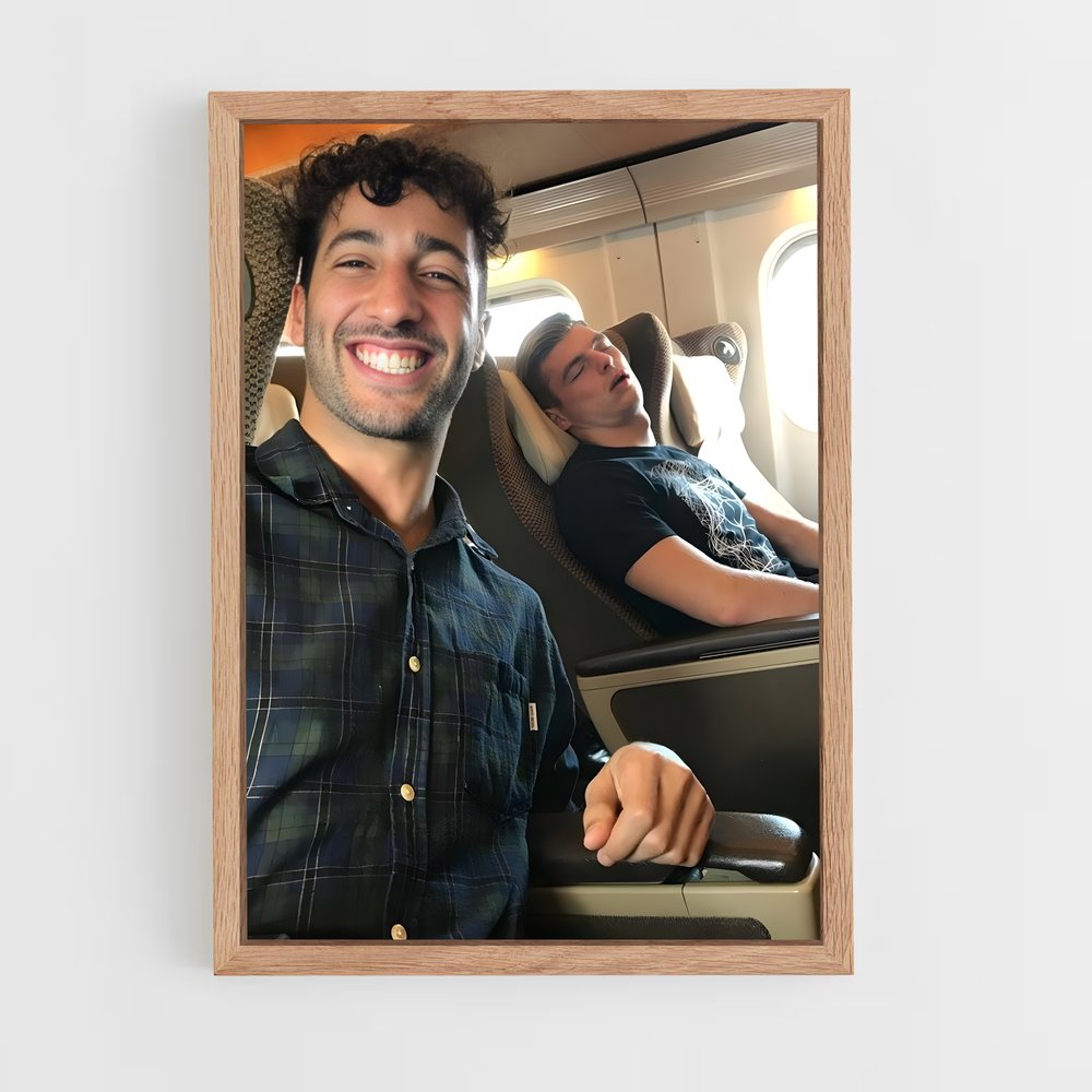 ap-daniel ricciardo-7 cadre Bois clair