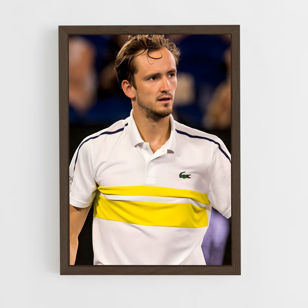ap-daniil medvedev-3 cadre Bois foncé