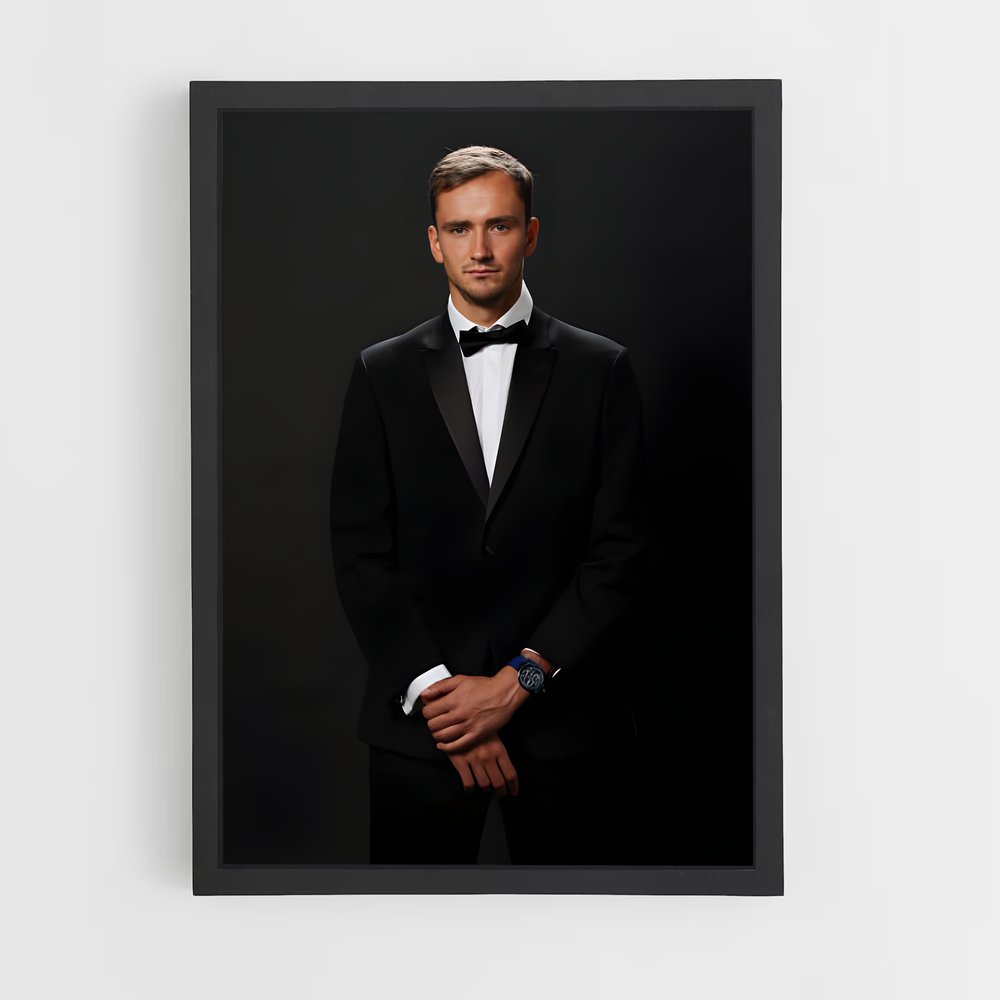 ap-daniil medvedev-4 cadre Noir