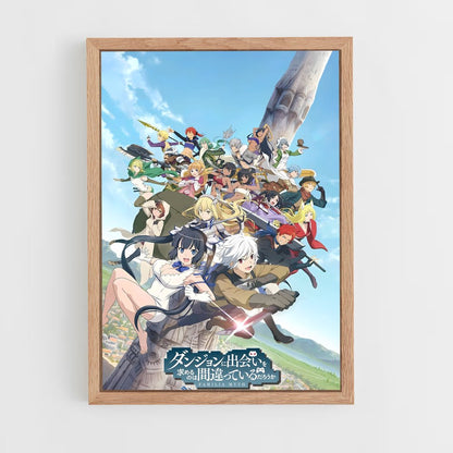 ap-danmachi-1 cadre Bois clair