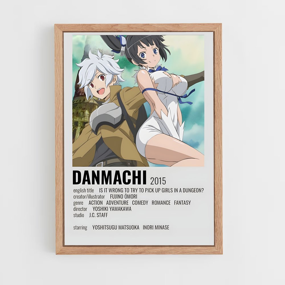 ap-danmachi-3 cadre Bois clair