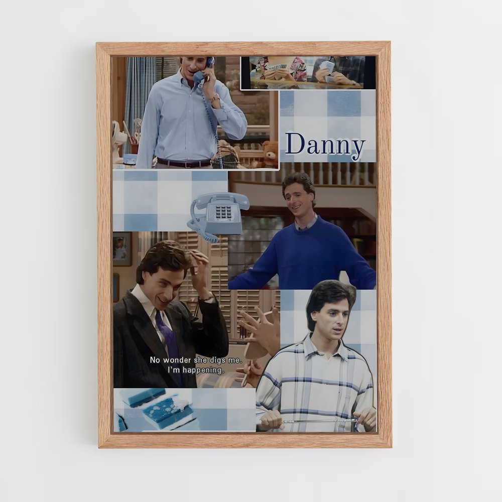 ap-danny tanner-3 cadre Bois clair
