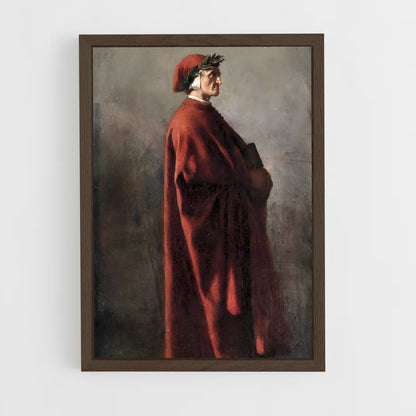 ap-dante alighieri-1 cadre Bois foncé